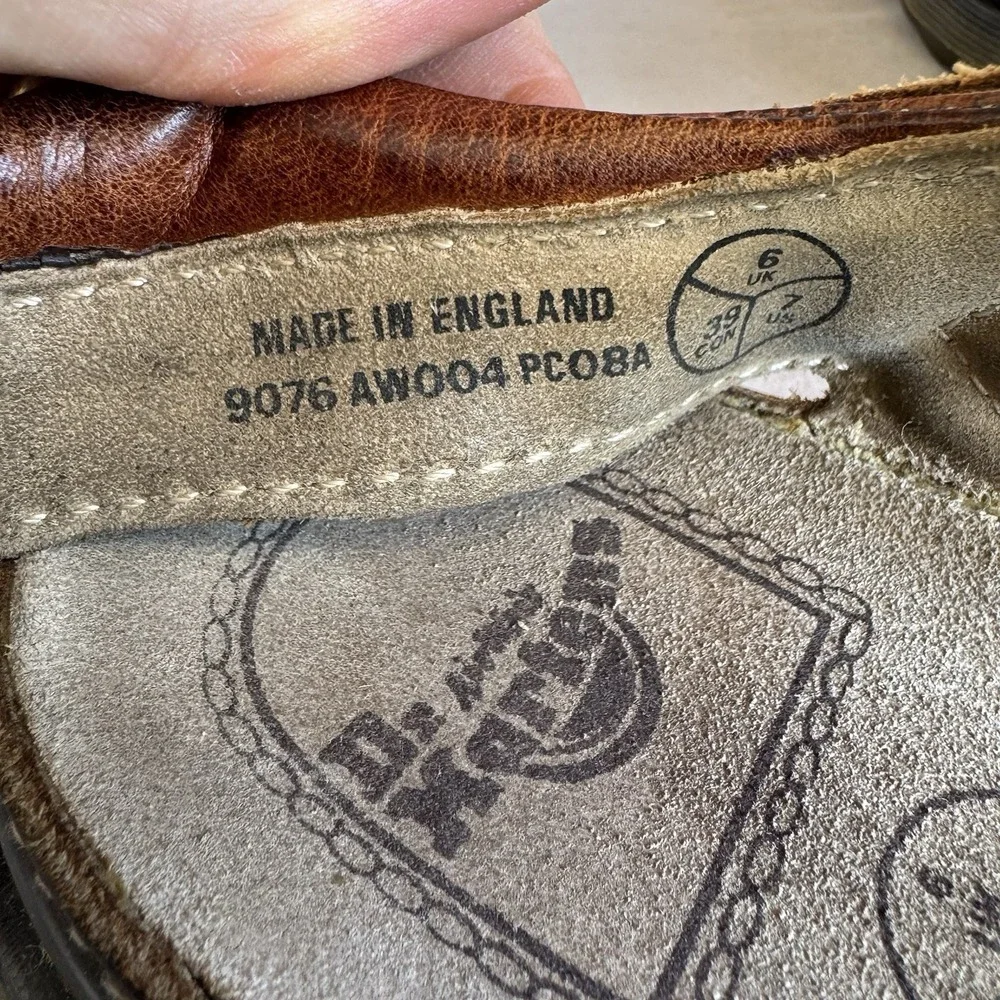 Size 7 - Dr. Martens Sandals 9076 Mens Fisherman Chunky Vintage Brown Leather